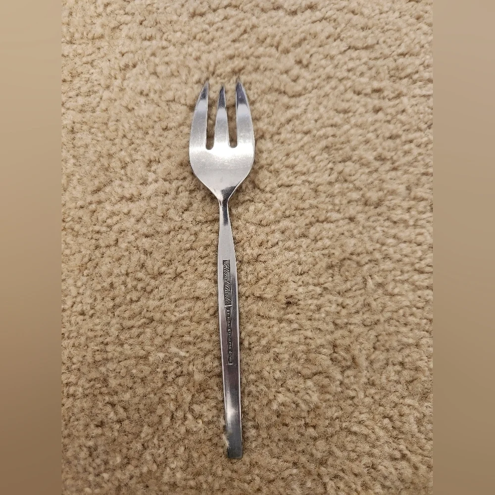 Set Of 2 Stainless Steel Fork And Spoon Floral #FF